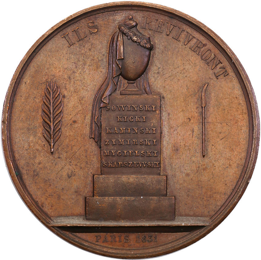 Polska. Powstanie Listopadowe. Medal z 1831 r